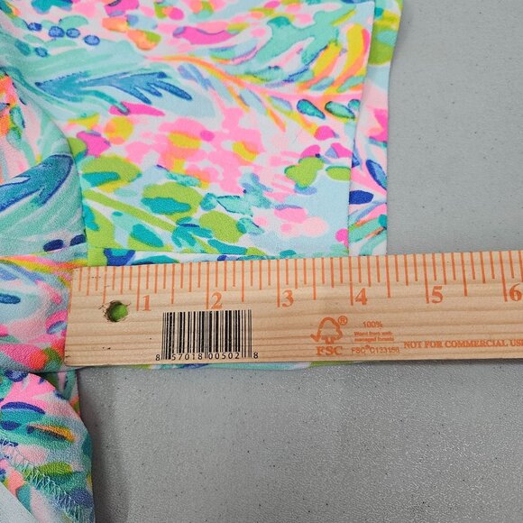 Lilly Pulitzer Womens Size 10 Multicolor Floral Print wrap front Shorts Vibrant - Picture 6 of 7